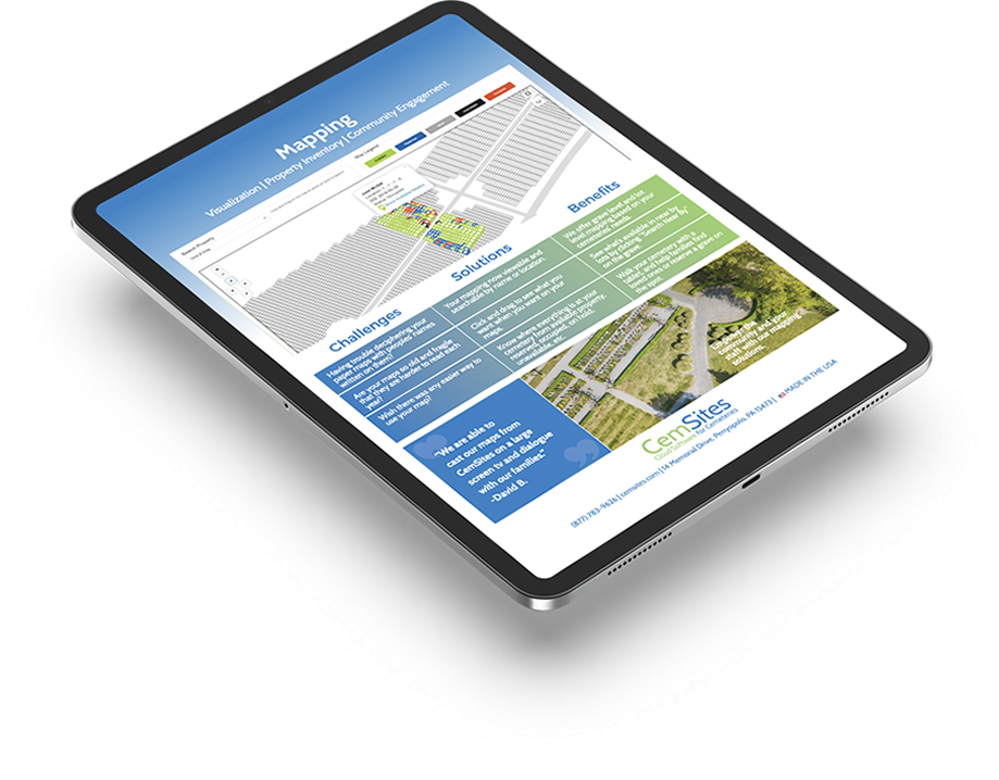 Request a Grave Mapping PDF