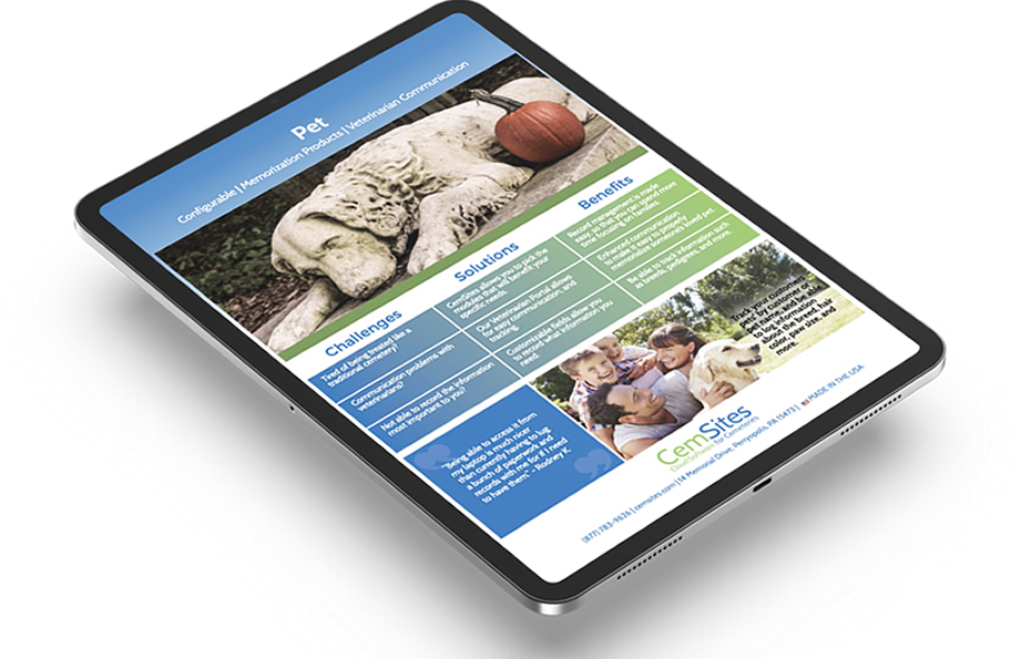 Request a Pet Cemeteries PDF
